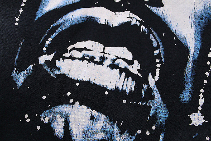 Hellstar Washed American Streetwear Vintage Print Short Sleeve T-Shirt Style 11