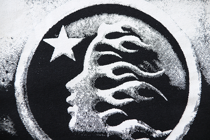 Hellstar Washed American Streetwear Vintage Print Short Sleeve T-Shirt Style 32