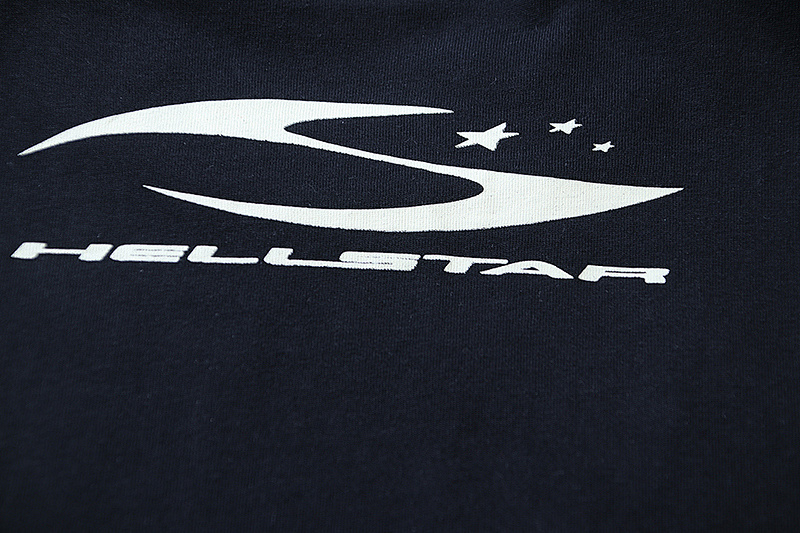 Hellstar Washed American Streetwear Vintage Print Short Sleeve T-Shirt Style 42