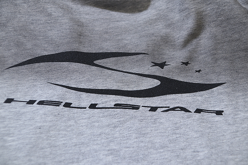 Hellstar Washed American Streetwear Vintage Print Short Sleeve T-Shirt Style 42