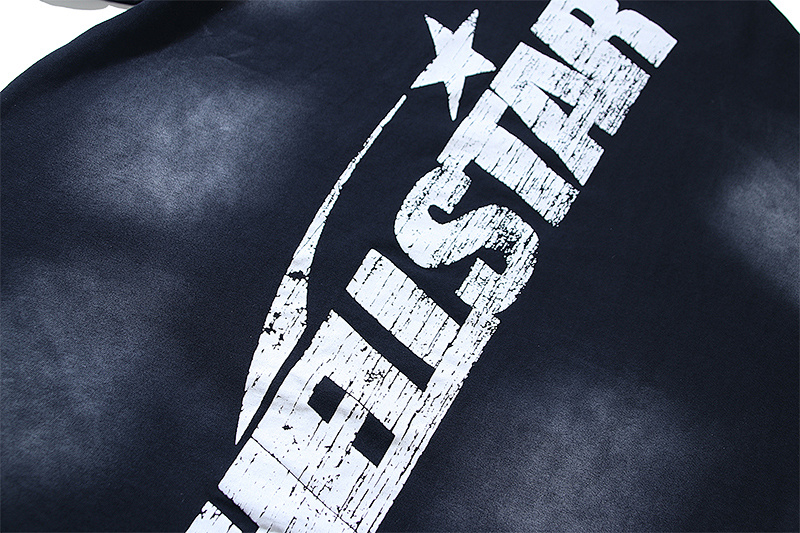 Hellstar Washed American Streetwear Vintage Print Short Sleeve T-Shirt Style 48
