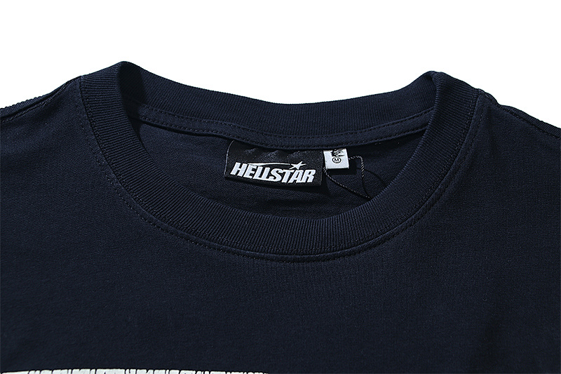 Hellstar Washed American Streetwear Vintage Print Short Sleeve T-Shirt Style 49