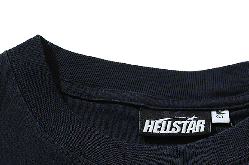 Hellstar Washed American Streetwear Vintage Print Short Sleeve T-Shirt Style 5