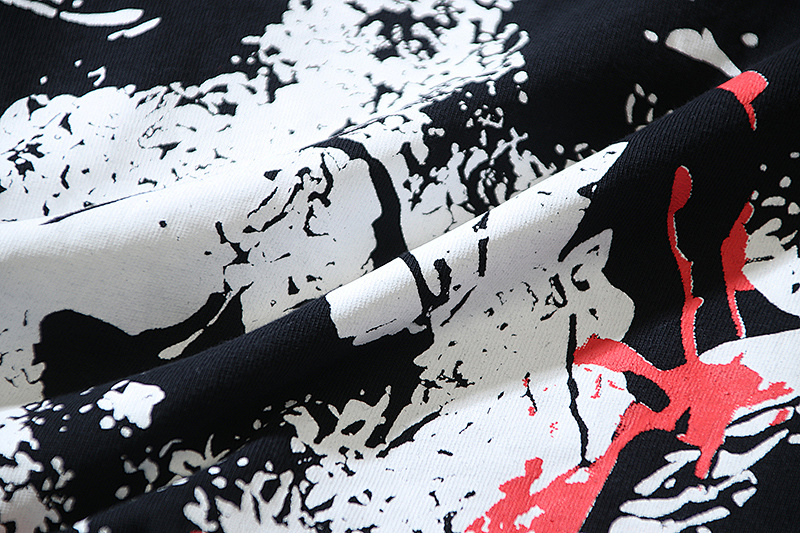 Hellstar Washed American Streetwear Vintage Print Short Sleeve T-Shirt Style 7