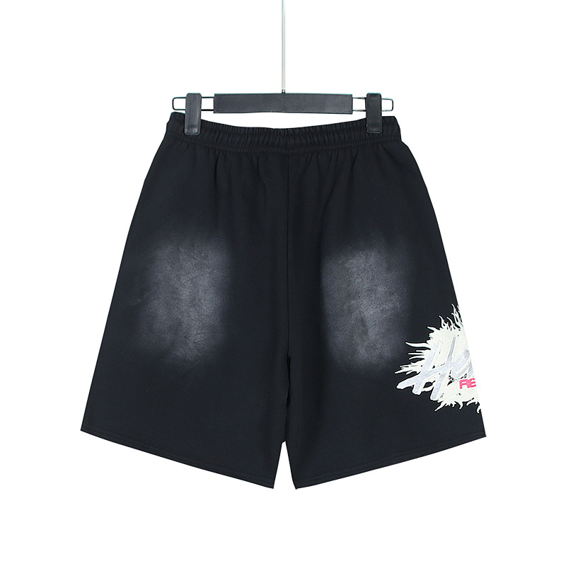 Hellstar Washed Black Distressed Short Sleeve T-Shirt