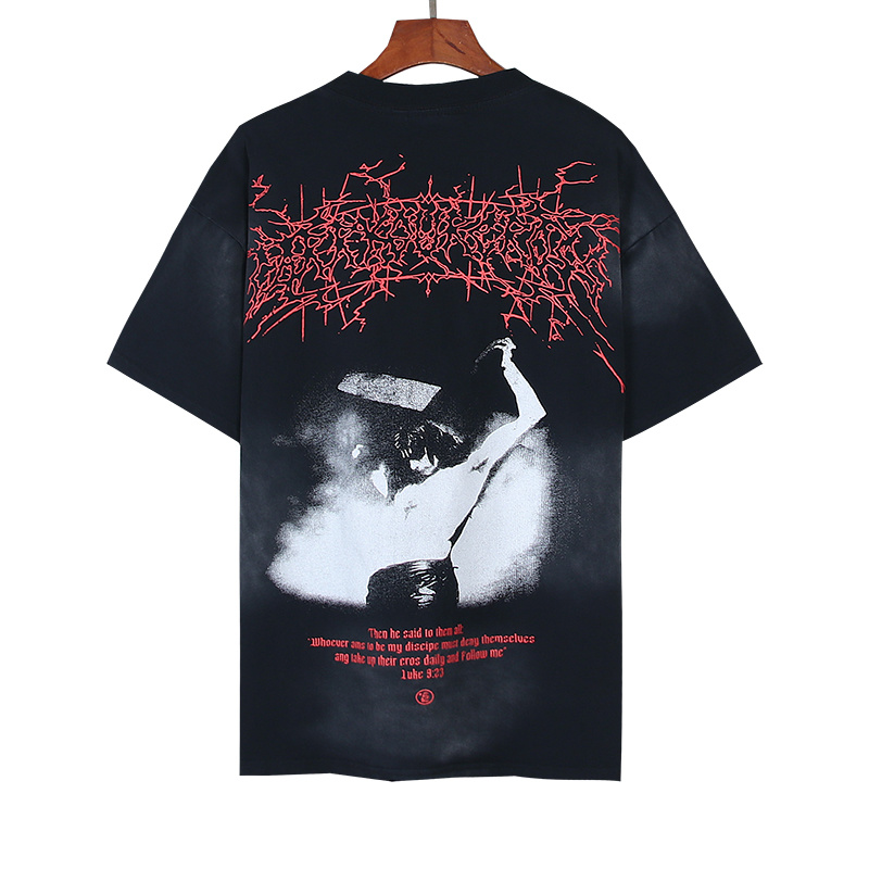 Hellstar Washed Black Short Sleeve T-Shirt 6790