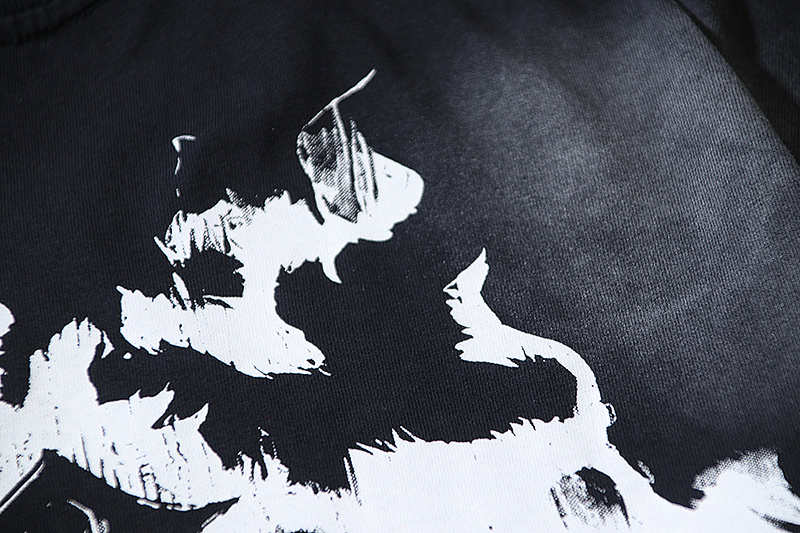Hellstar Washed Print Short Sleeve T-Shirt