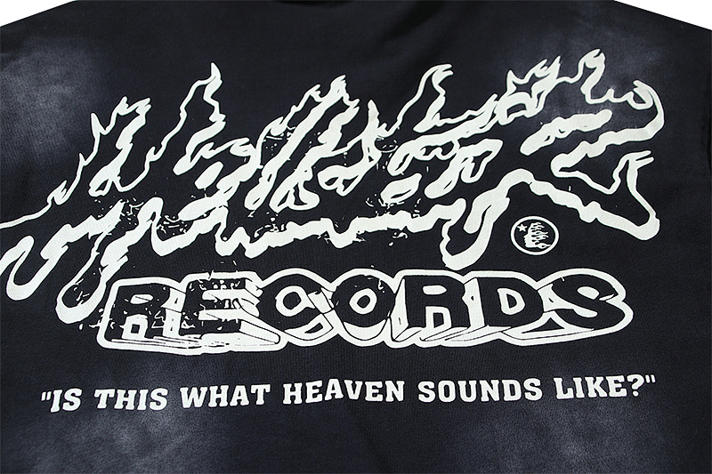 Hellstar Washed Print Short Sleeve T-Shirt Style 2