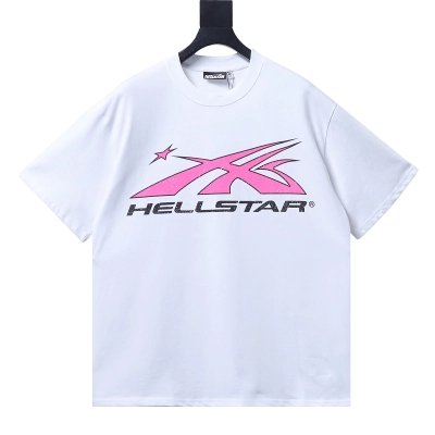 HellstarX Letter Print Short Sleeve T-Shirt Style 1 01