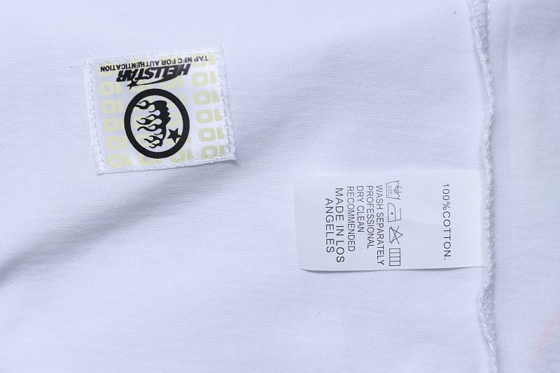 HellstarX Letter Print Short Sleeve T-Shirt Style 1