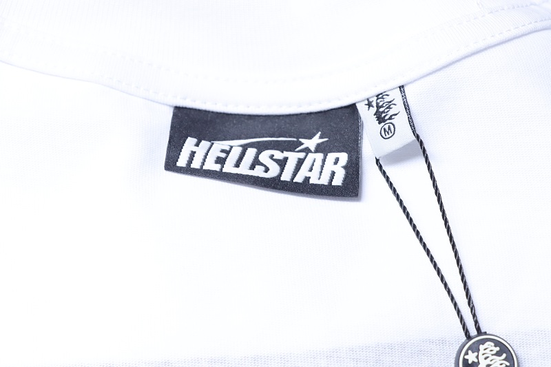 HellstarX Letter Print Short Sleeve T-Shirt Style 1