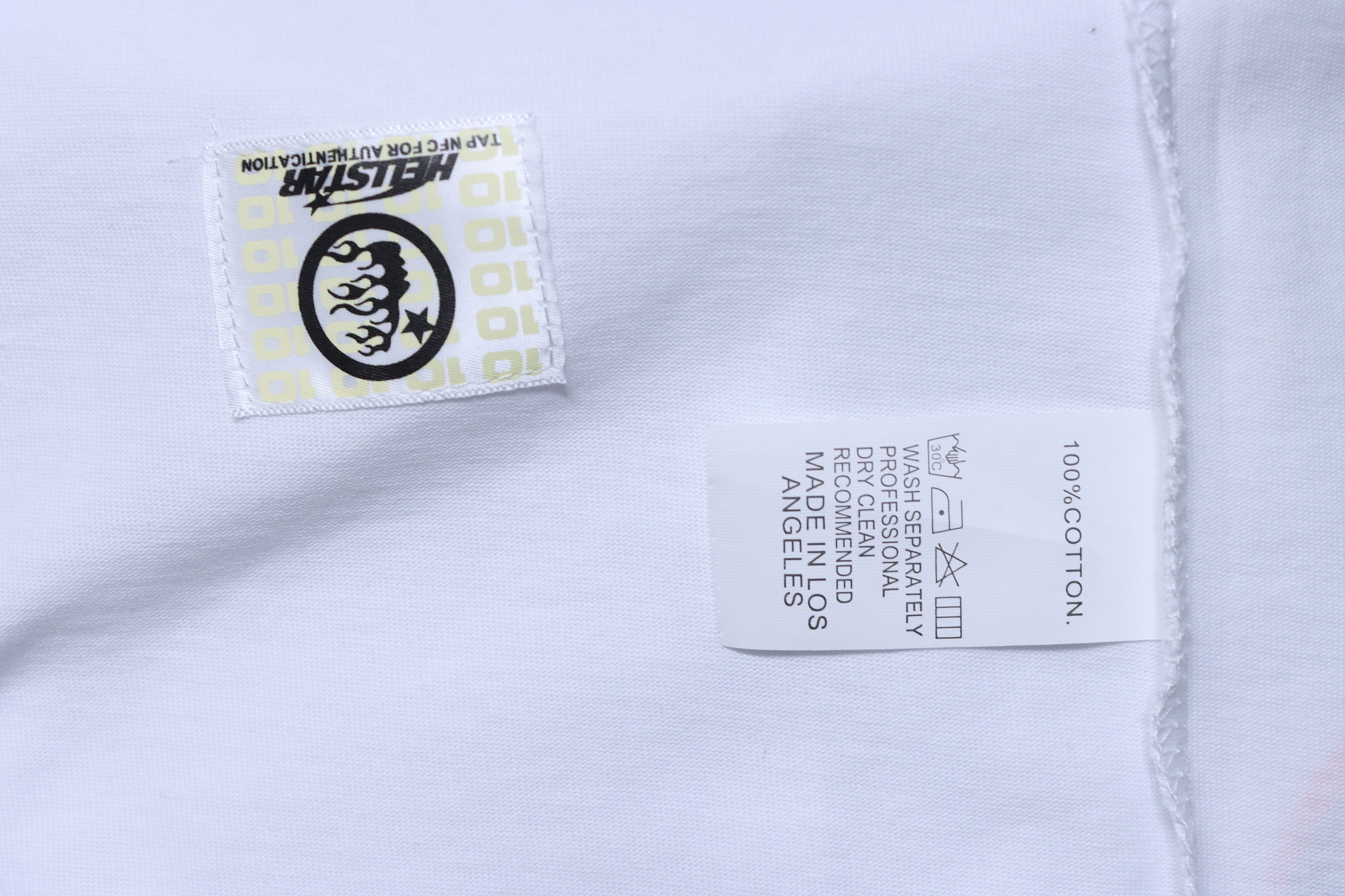 HellstarX Letter Print Short Sleeve T-Shirt Style 1