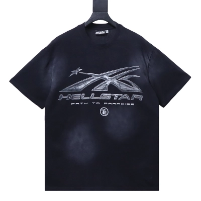 HellstarX Letter Print Short Sleeve T-Shirt Style 2 01