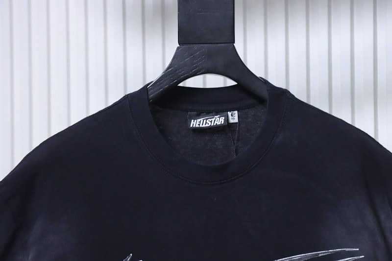 HellstarX Letter Print Short Sleeve T-Shirt Style 2