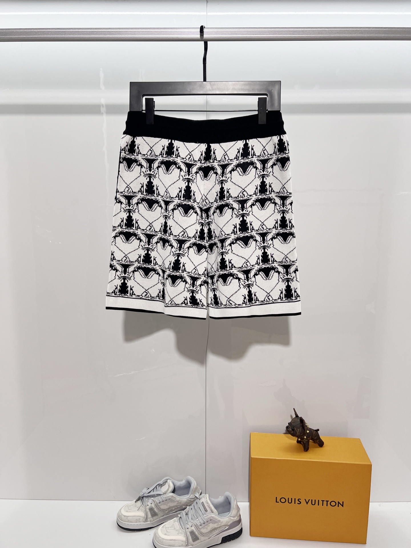 BURBERRY 2026 SS Knit Horizontal Stripe Knit Horizontal Stripe Shorts