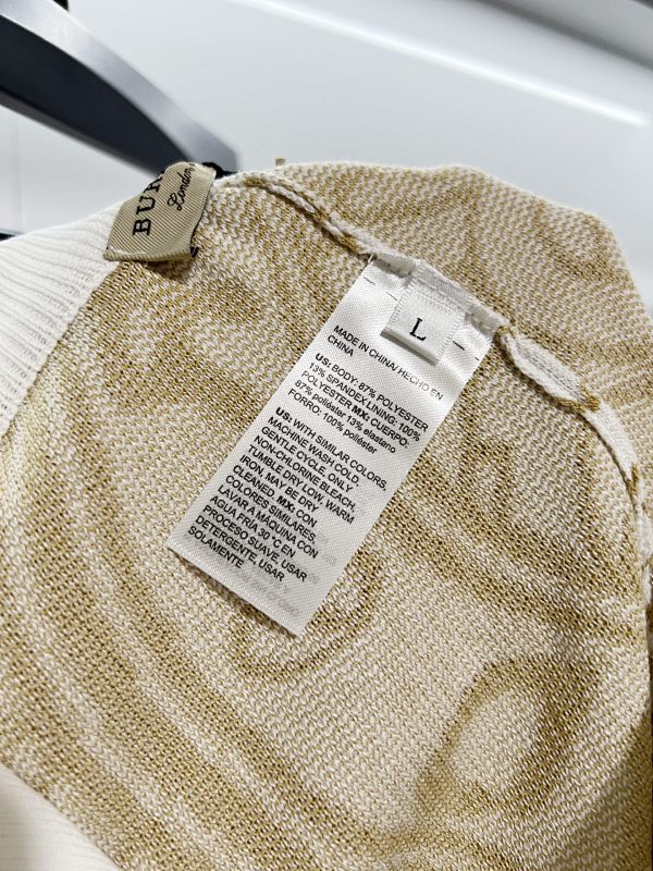 BURBERRY 2026 SS Knit Horizontal Stripe Shorts