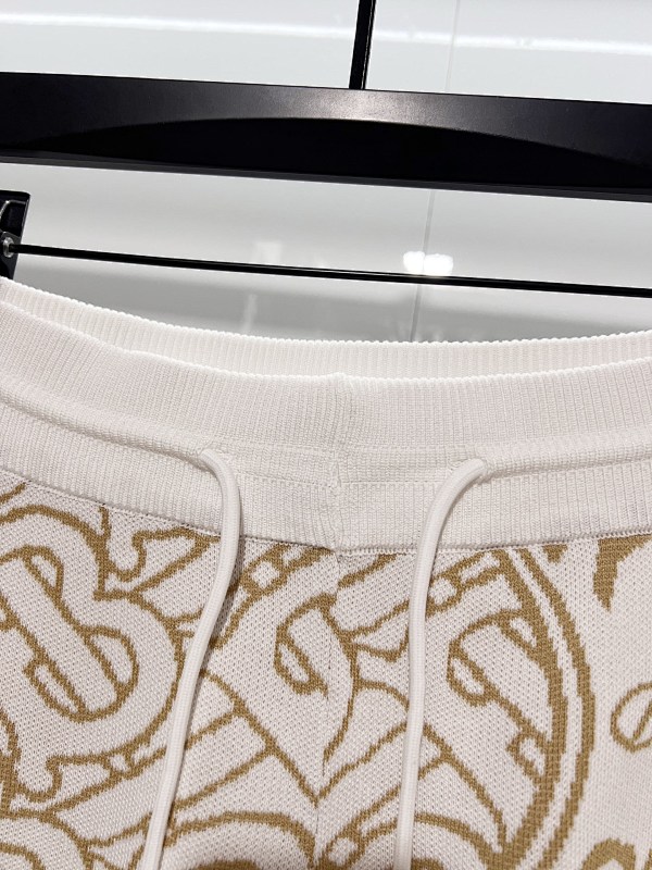 BURBERRY 2026 SS Knit Horizontal Stripe Shorts