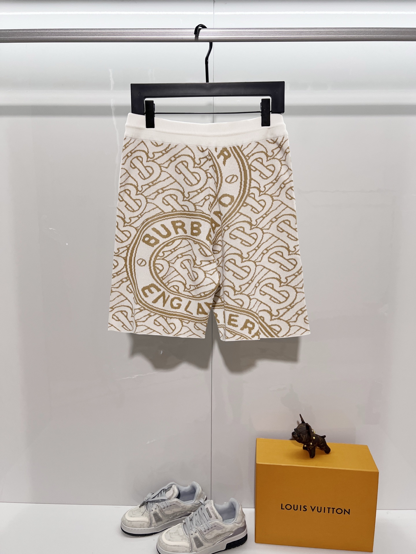 BURBERRY 2026 SS Knit Horizontal Stripe Shorts