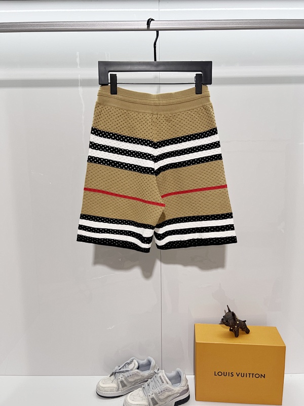 BURBERRY 2026 SS Knit Pebbled Texture Shorts