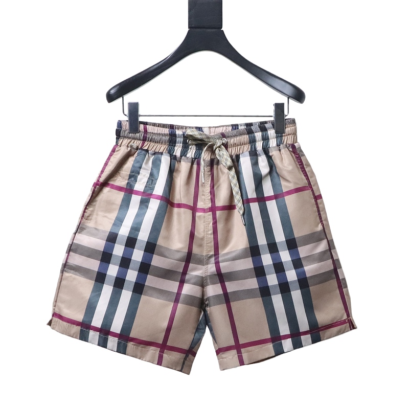 BURBERRY 22SS Elastic Check Drawstring Shorts