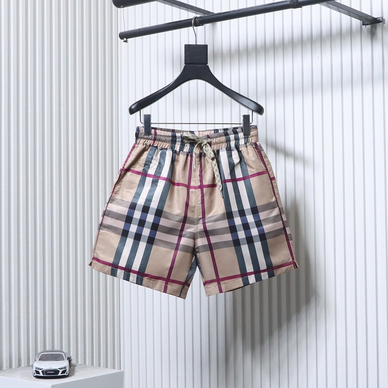 BURBERRY 22SS Elastic Check Drawstring Shorts