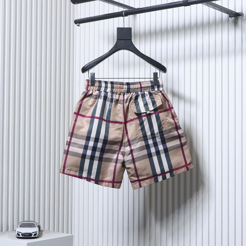 BURBERRY 22SS Elastic Check Drawstring Shorts