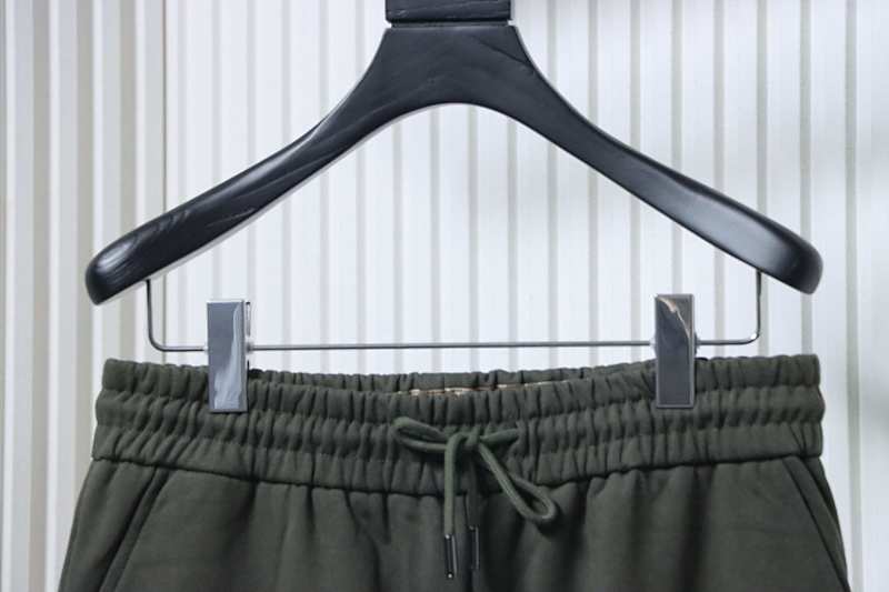 BURBERRY 24FW Check Embroidery Knit Cotton Pants