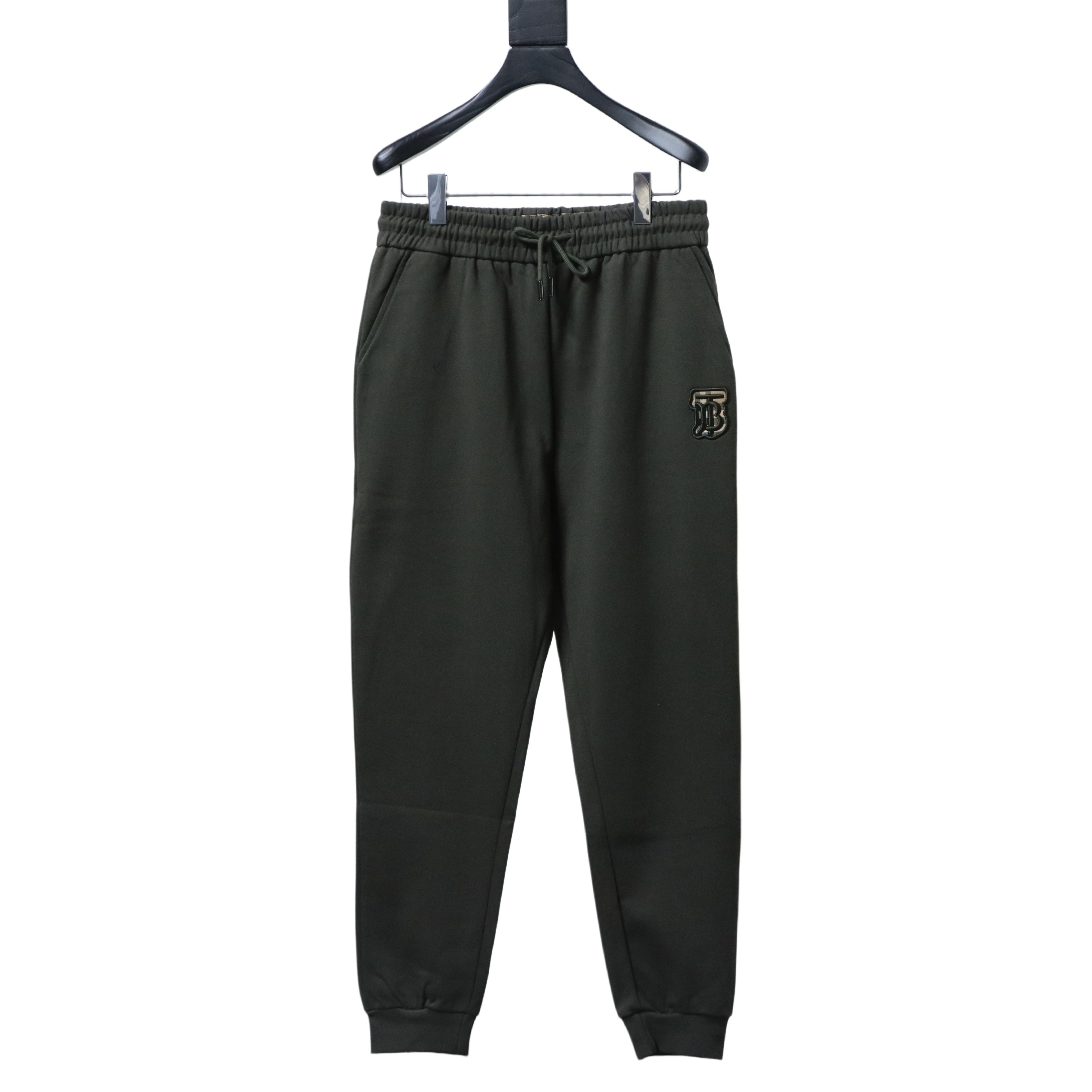 BURBERRY 24FW Check Embroidery Knit Cotton Pants