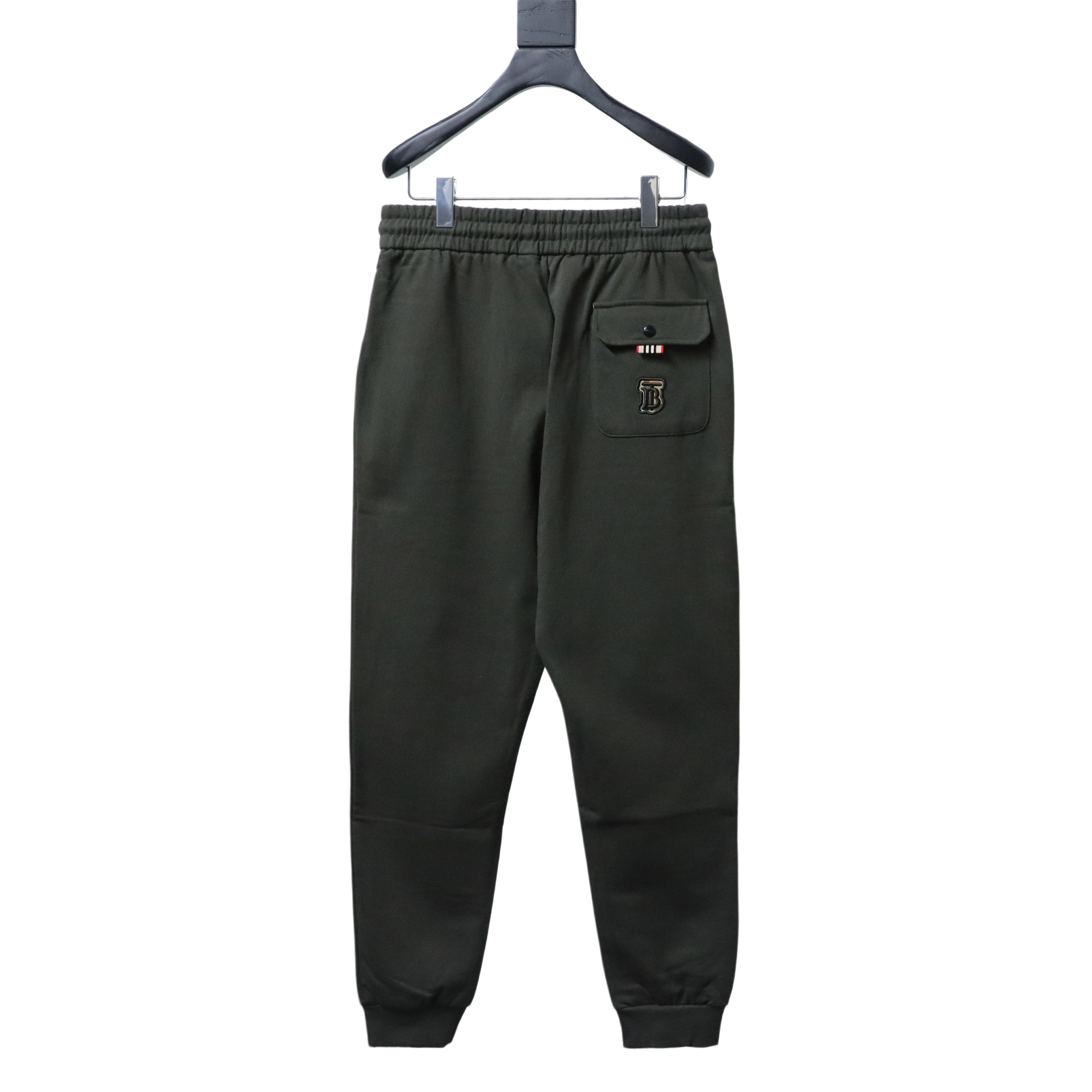 BURBERRY 24FW Check Embroidery Knit Cotton Pants
