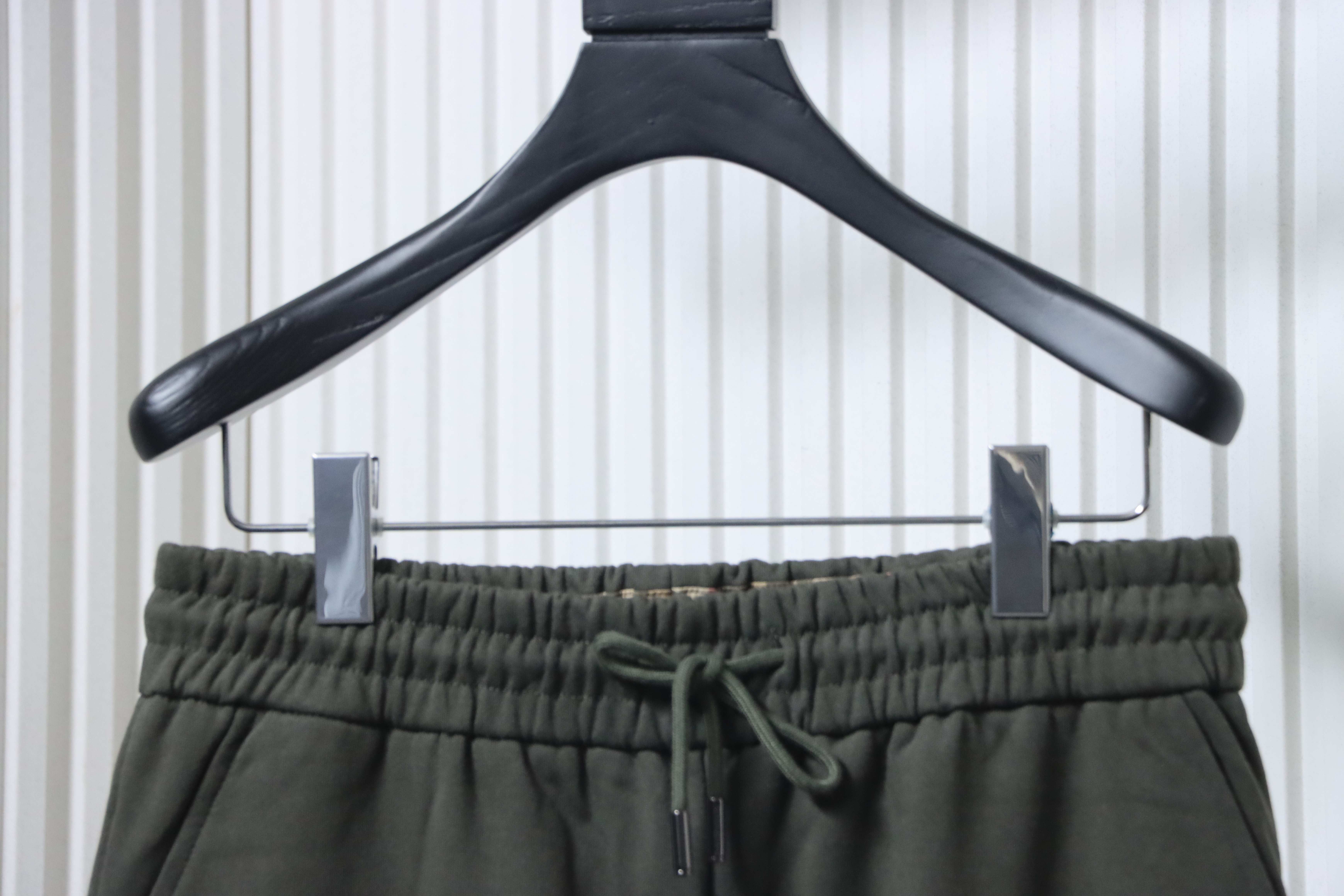 BURBERRY 24FW Check Embroidery Knit Cotton Pants