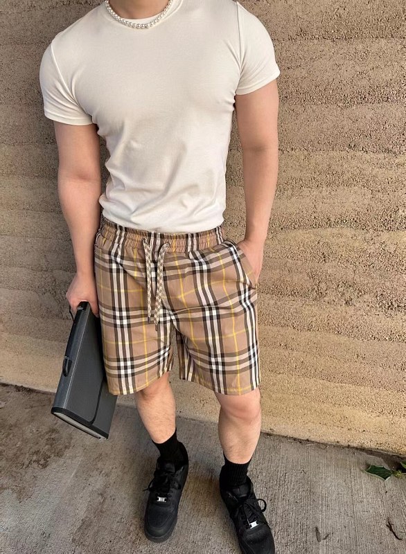 BURBERRY 24SS Beach Check Shorts