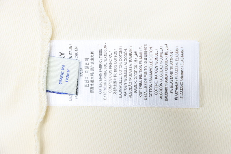 BURBERRY 25FW Check Equestrian Embroidery Long Sleeve T-Shirt Style 2