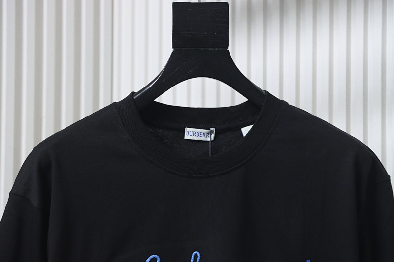 BURBERRY 25FW Embroidery Logo Long Sleeve T-Shirt Style 1