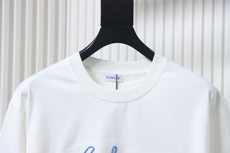 BURBERRY 25FW Embroidery Logo Long Sleeve T-Shirt Style 2