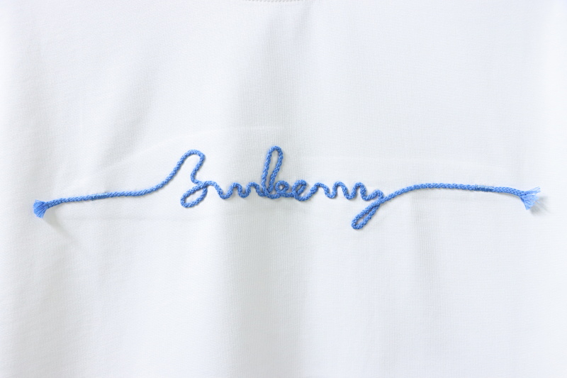 BURBERRY 25FW Embroidery Logo Long Sleeve T-Shirt Style 2