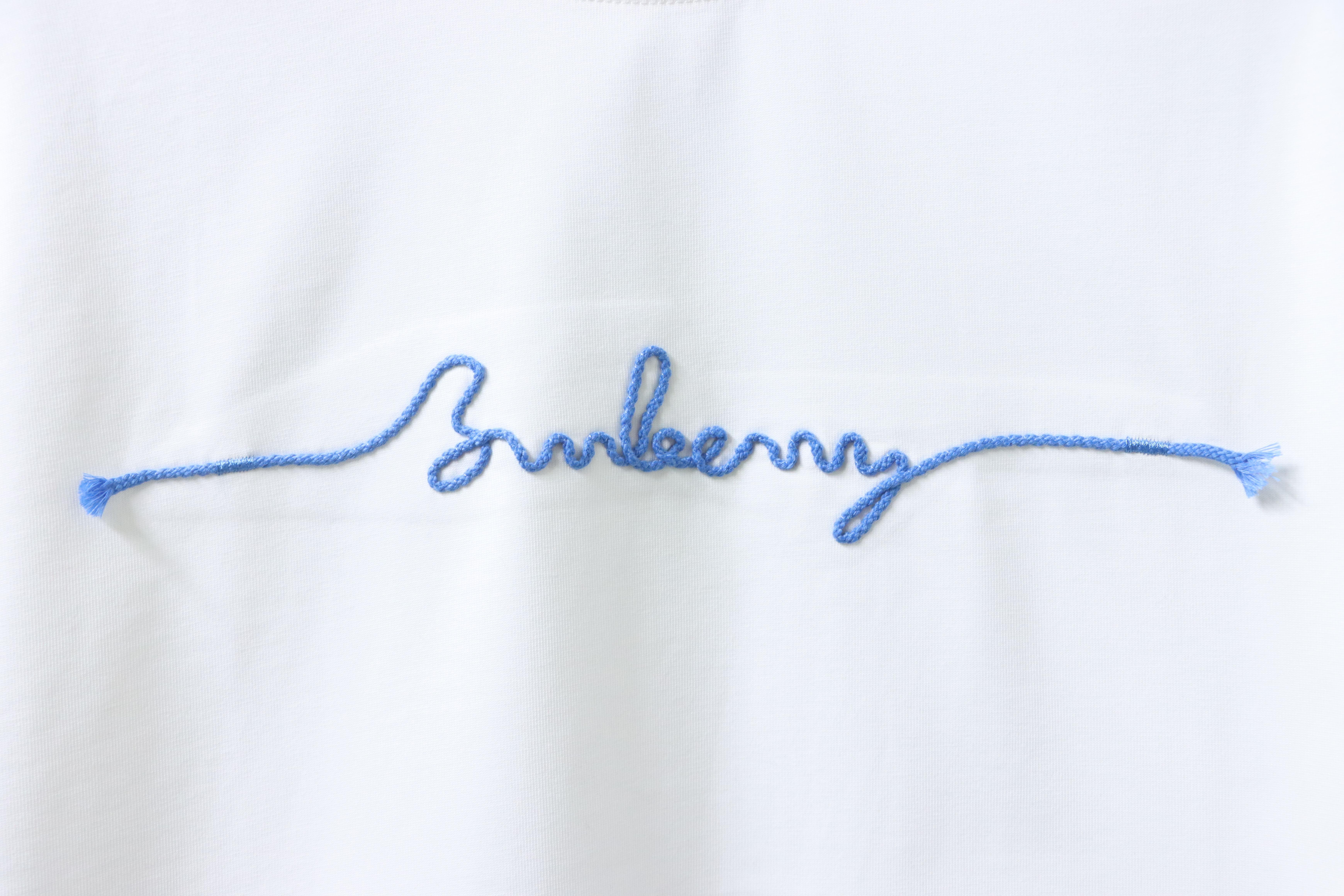 BURBERRY 25FW Embroidery Logo Long Sleeve T-Shirt Style 2