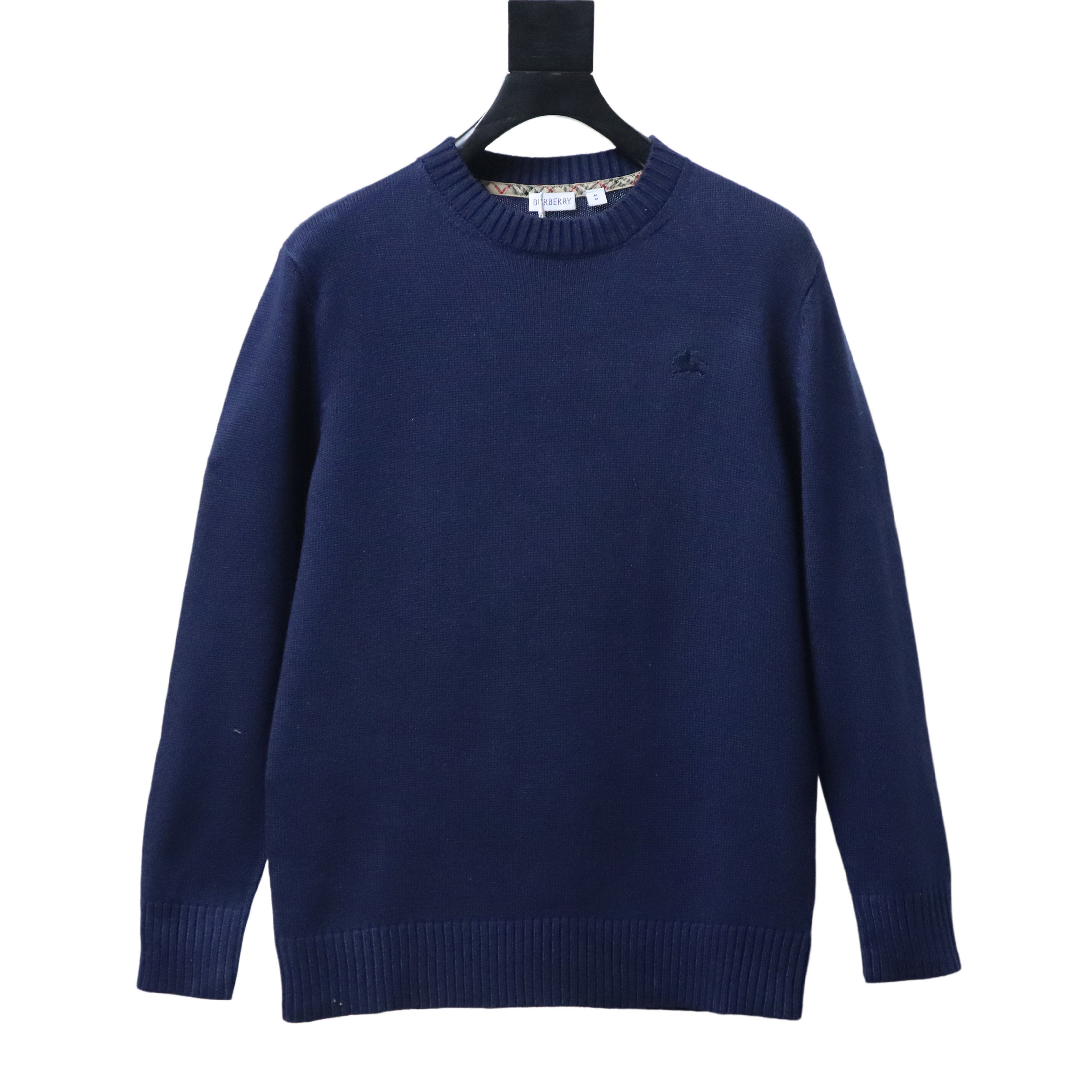 BURBERRY 25FW Equestrian Embroidery Crew Neck Sweater Style 1