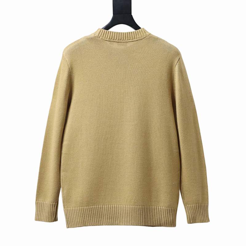 BURBERRY 25FW Equestrian Embroidery Crew Neck Sweater Style 2
