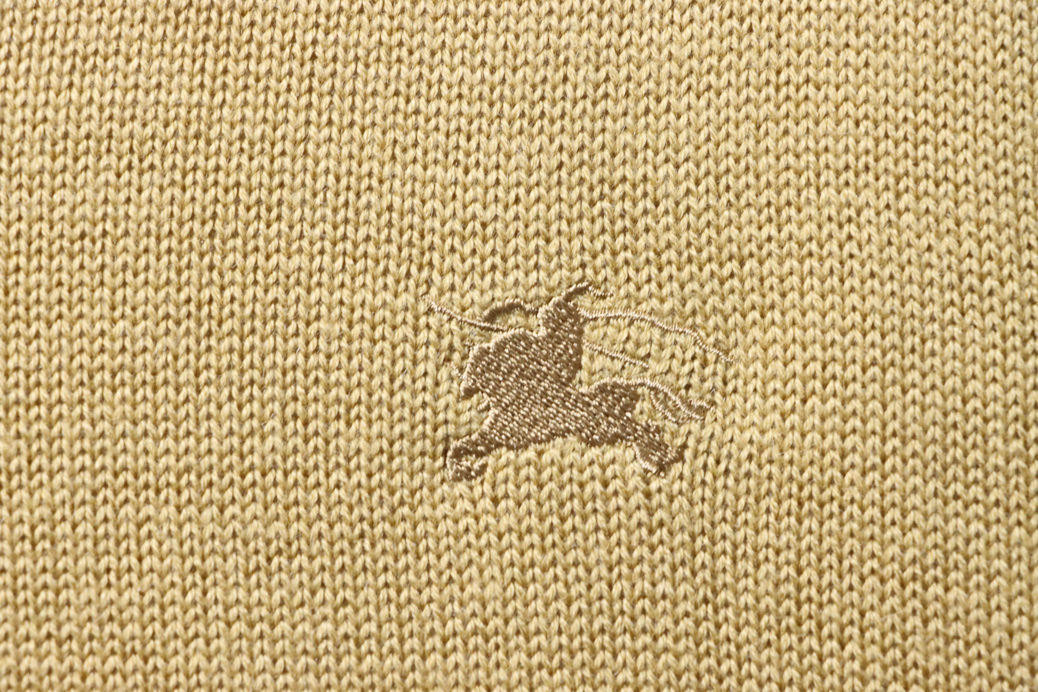BURBERRY 25FW Equestrian Embroidery Crew Neck Sweater Style 2