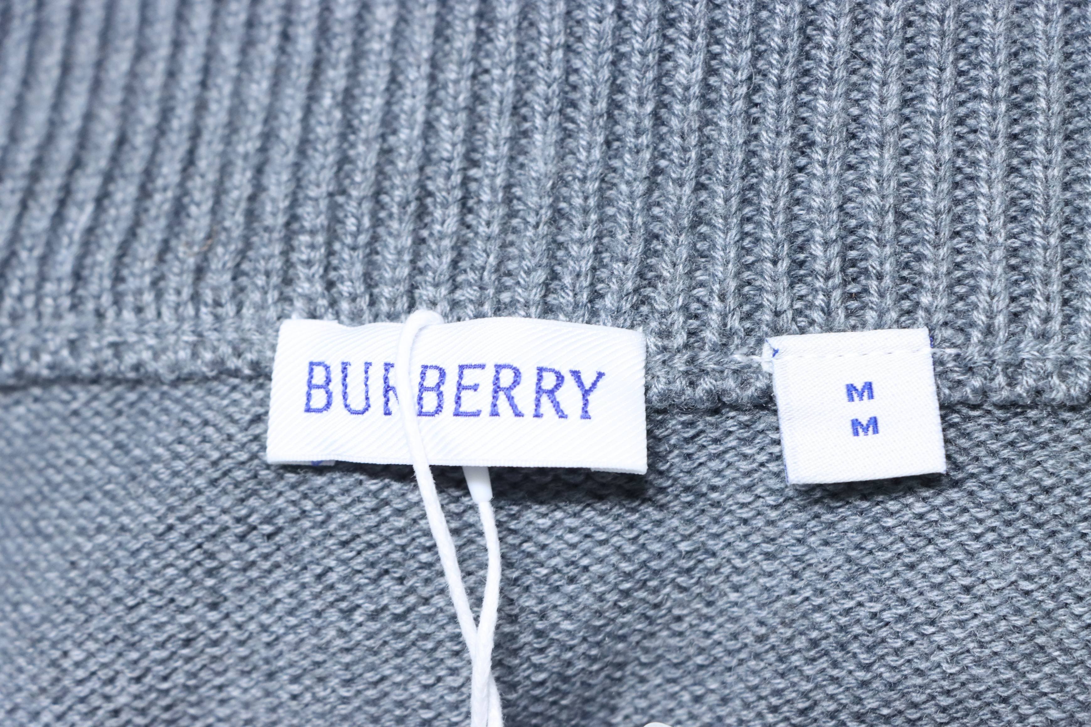 BURBERRY 25FW Equestrian Embroidery Sweater Style 1