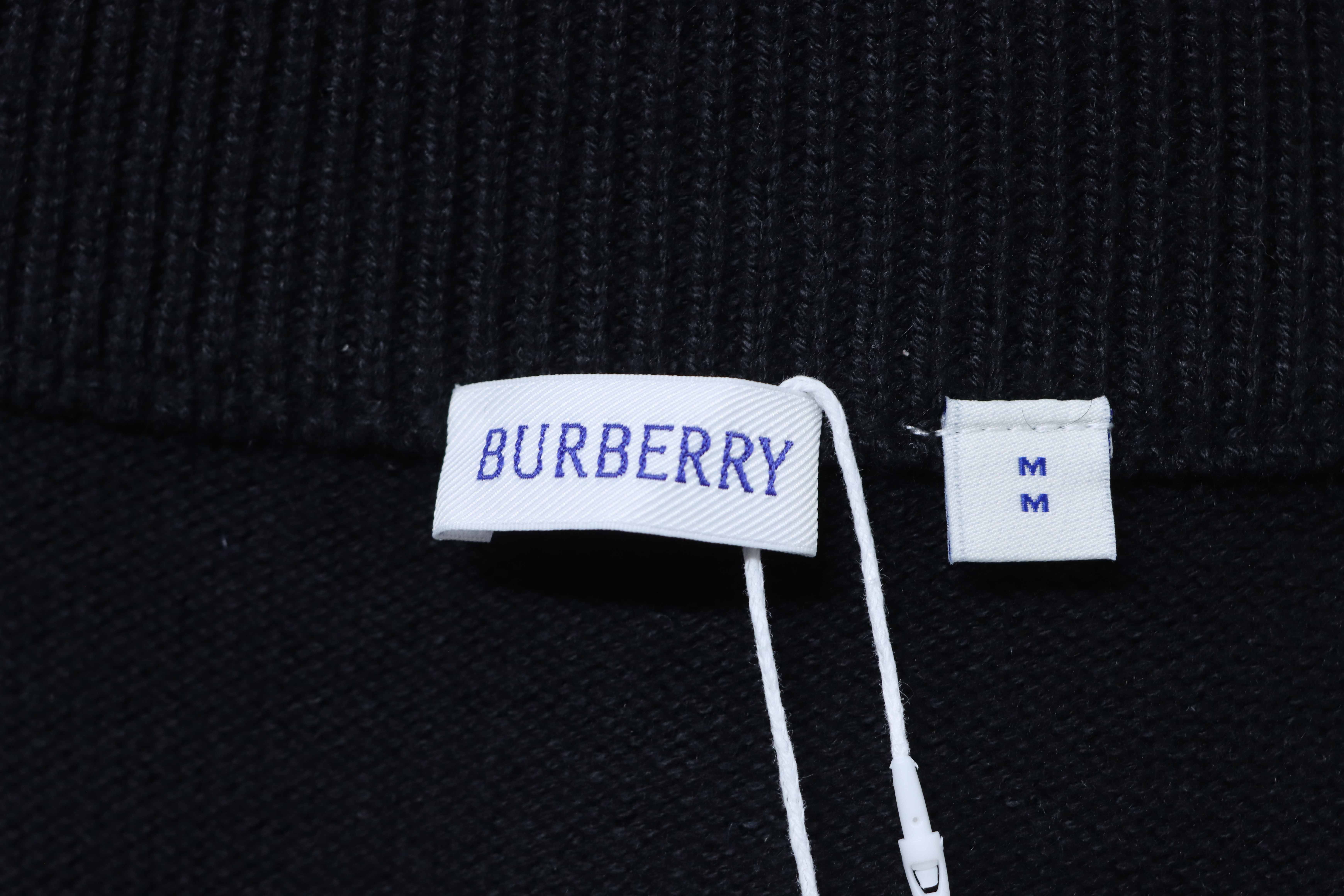 BURBERRY 25FW Equestrian Embroidery Sweater Style 2