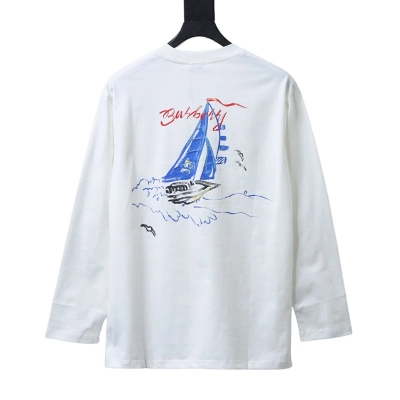 BURBERRY 25FW Print Letter Long Sleeve T-Shirt Style 2 01