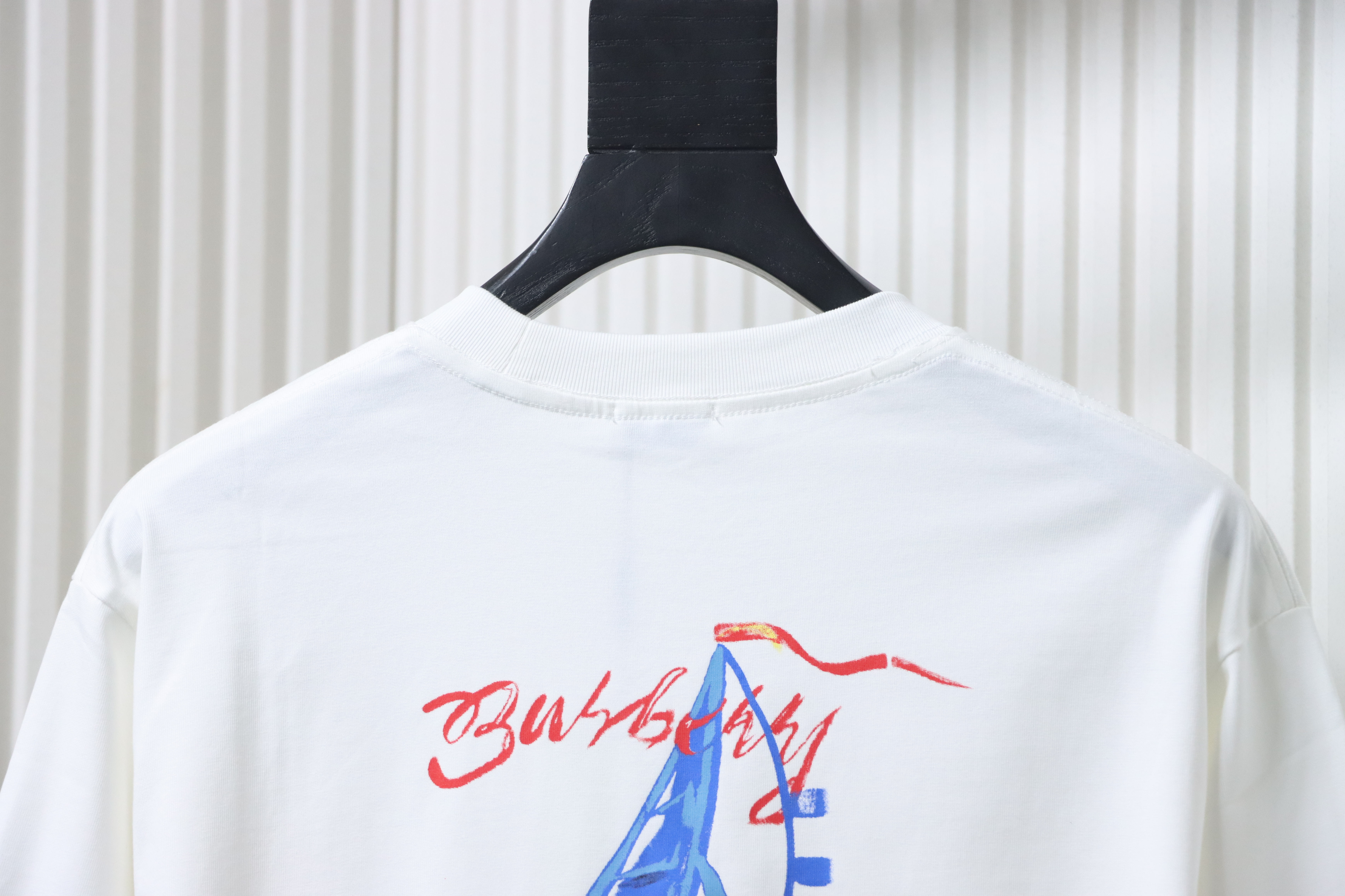 BURBERRY 25FW Print Letter Long Sleeve T-Shirt Style 2