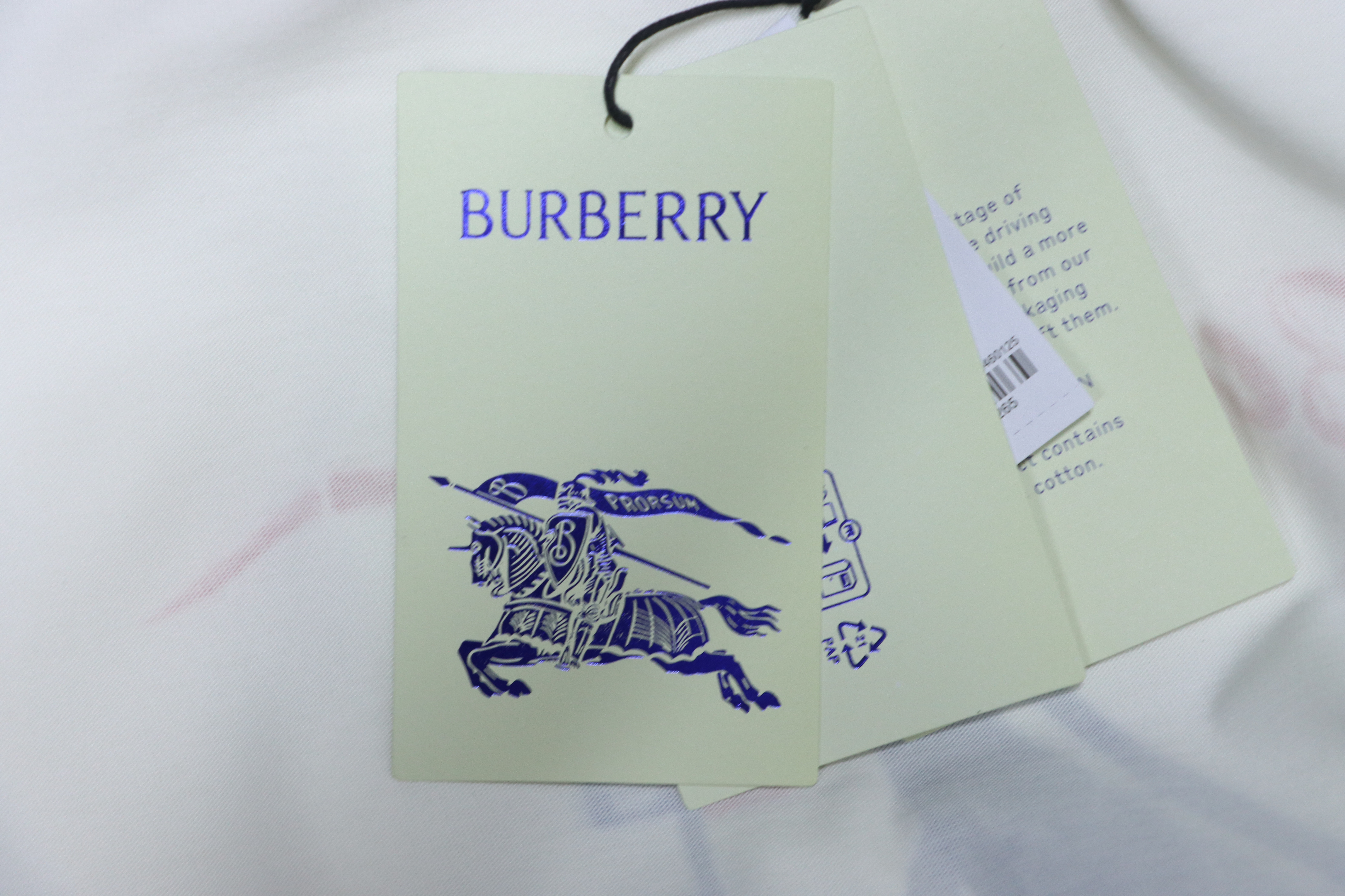 BURBERRY 25FW Print Letter Long Sleeve T-Shirt Style 2