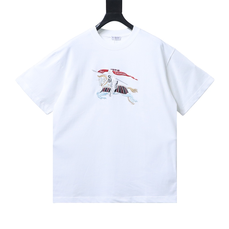 BURBERRY 25SS Equestrian Knight Embroidery Short Sleeve T-Shirt Style 1