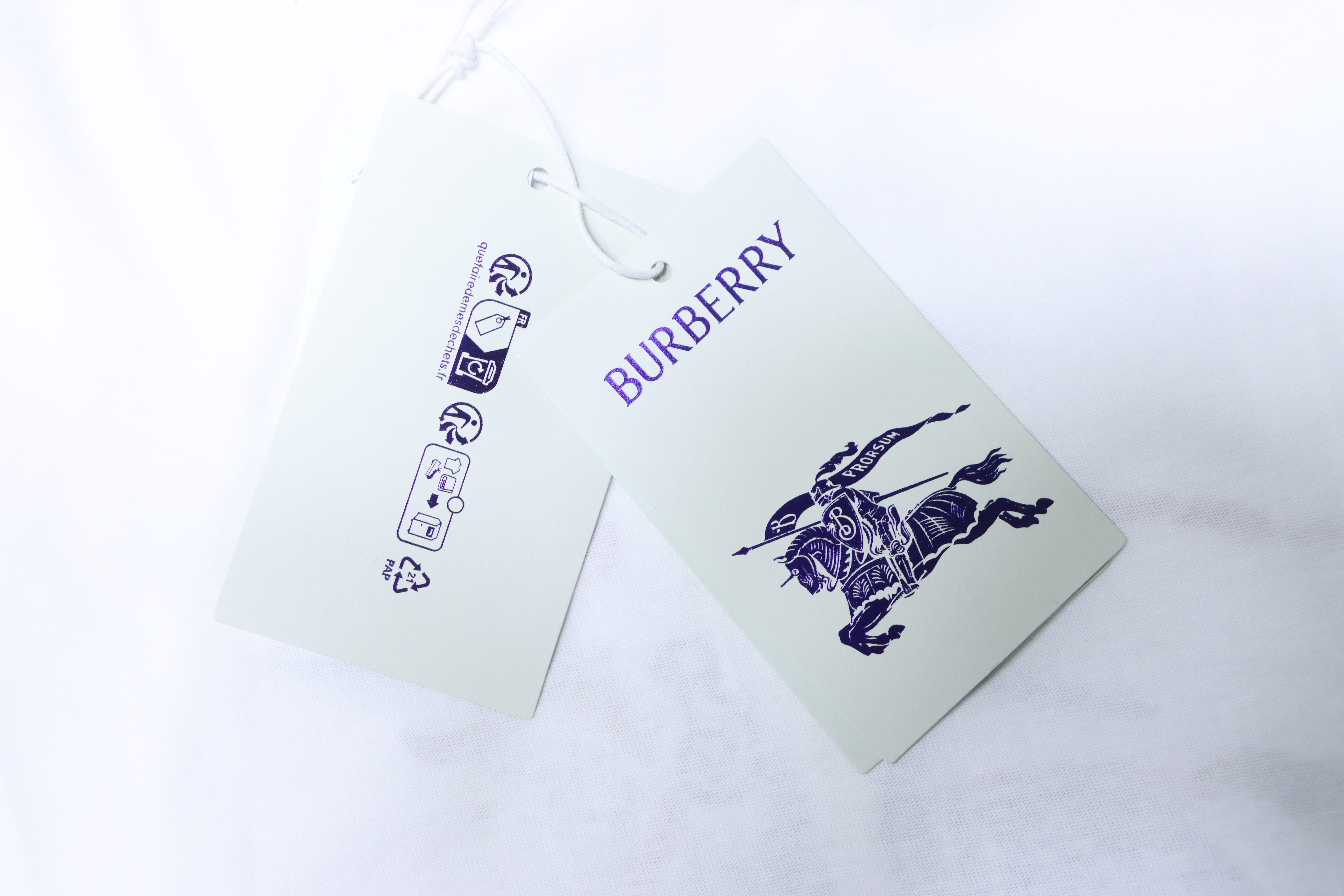 BURBERRY 25SS Equestrian Knight Embroidery Short Sleeve T-Shirt Style 1