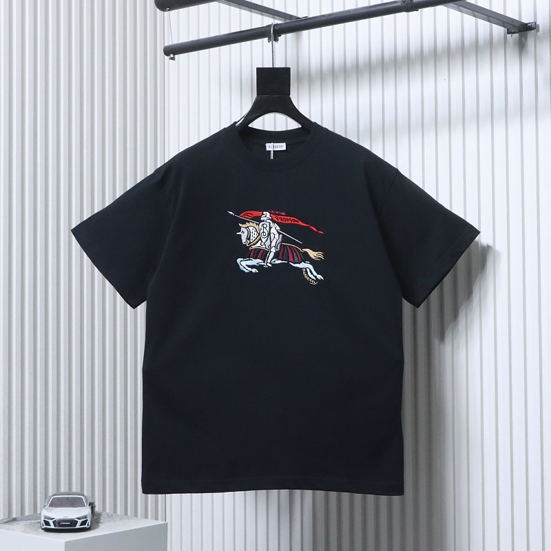 BURBERRY 25SS Equestrian Knight Embroidery Short Sleeve T-Shirt Style 2