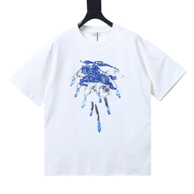 BURBERRY 25SS Equestrian Print Short Sleeve T-Shirt Style 1 01