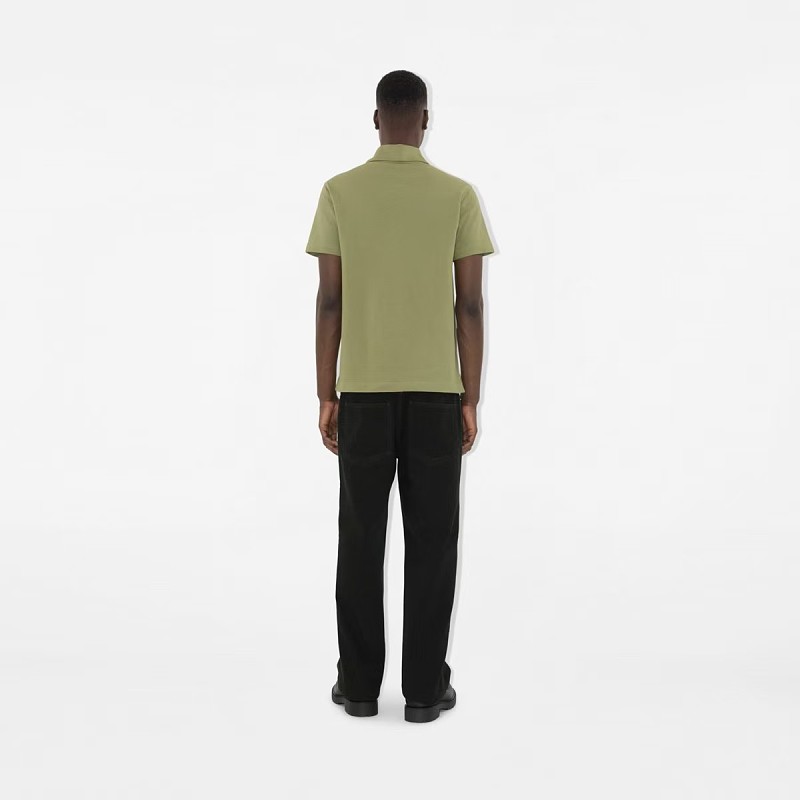 BURBERRY 25SS Shield Logo Short Sleeve Polo Shirt Style 1