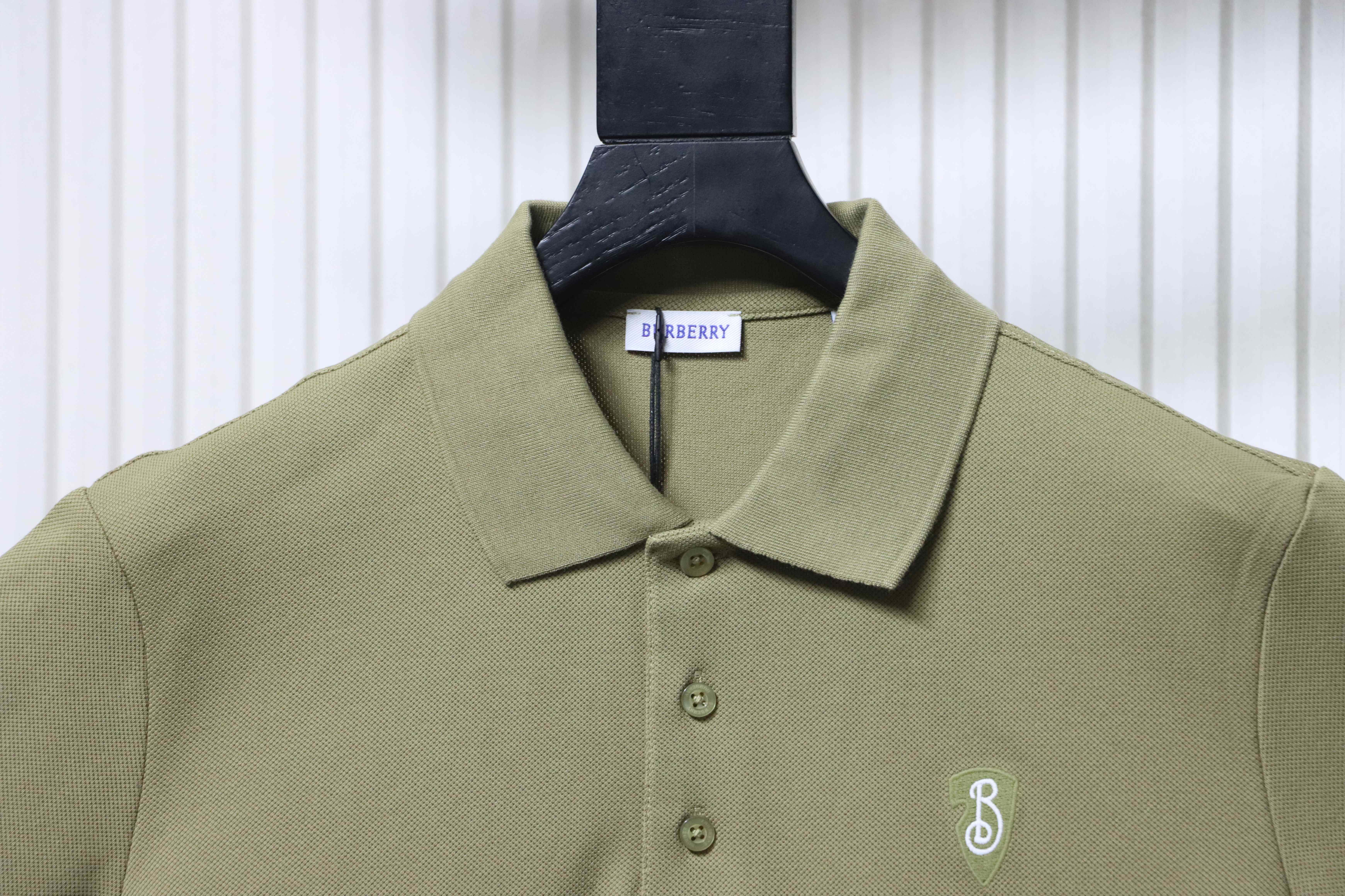 BURBERRY 25SS Shield Logo Short Sleeve Polo Shirt Style 1